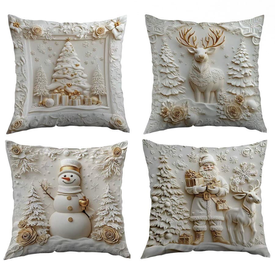 Cross-border TK Hot Product Temu Amazon Coreless New Christmas Throw Pillow Wholesale Sofa Back Cushion Bed Headrest
