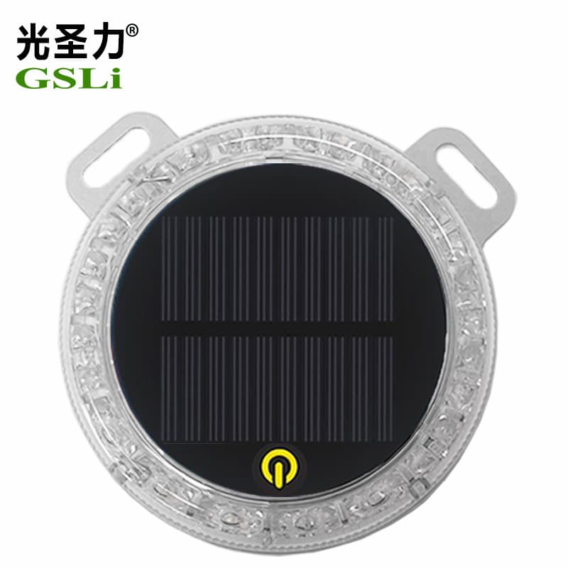 Car Anti-Collision Solar Warning Flashing Light Truck Tail Light Width Indicator LED Magnetic Solar Width Light