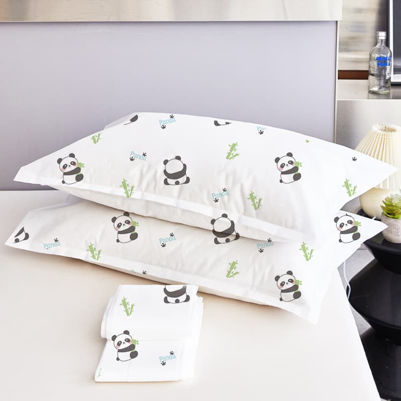Printed Disposable Thickened Pillowcase, Non-Woven, Dirt-Proof, Breathable, for Travel, Hotel, and Guesthouse Use