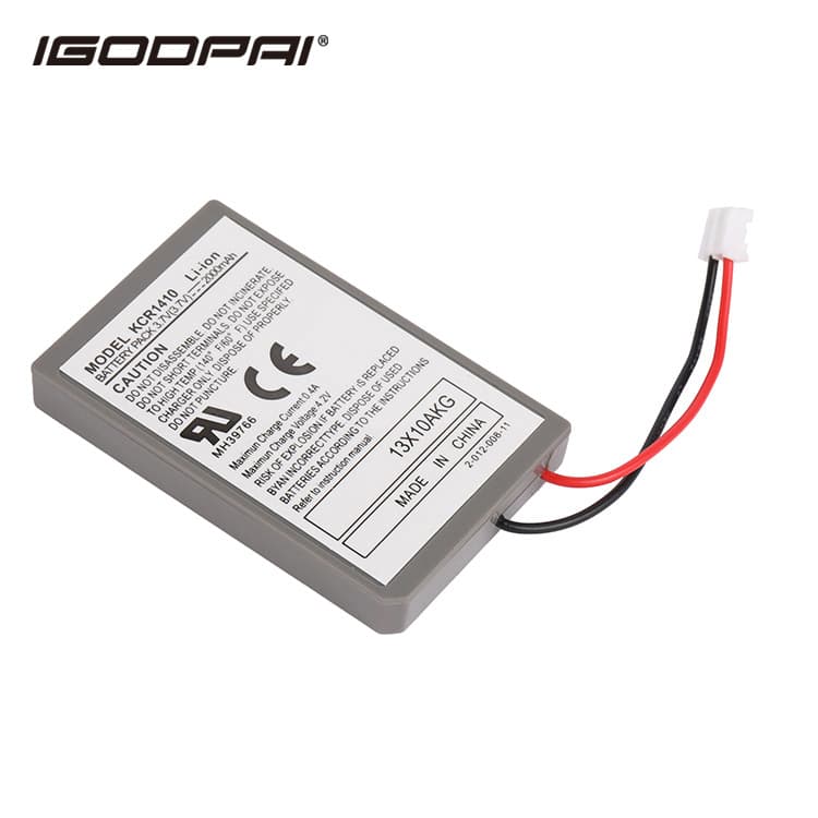 Compatible with PS4 game controllers and PS4 Pro accessories: 2000mAh capacity KCR1410 lithium battery, highly rechargeable