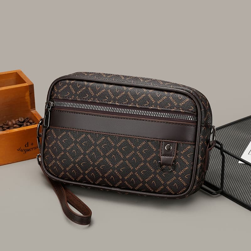 Men's Clutch Bag Multifunctional Casual Handbag Men's Crossbody Phone Coin Purse Men's Shoulder Bag Premium Feel