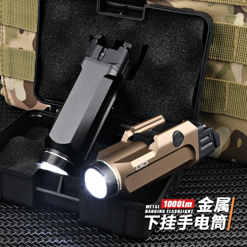 New flashlight lighting metal under hanging 1000lm strong light explosion lightning tube LED outdoor lighting TL-9 under hanging