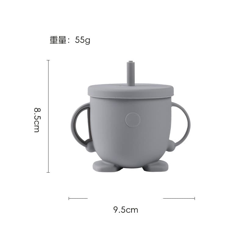 Cross-border Best-selling Baby Food Silicone Plate Bib Set, Drop-resistant Suction Plate, Food-grade Tableware