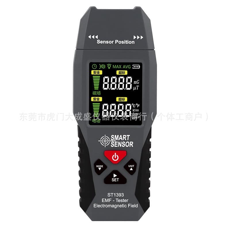 CEM ST1393 Professional Electromagnetic Wave Radiation Detector for Home Use, High Precision Electromagnetic Radiation Test for Pregnant Women