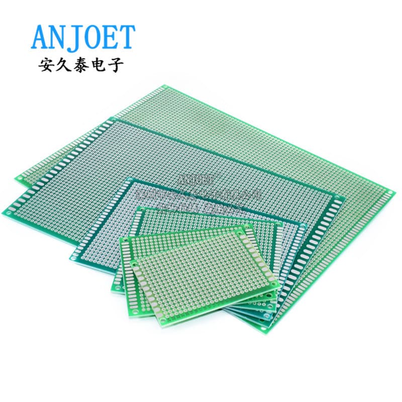 PCB Board Single-Side Tin-Sprayed Fiberglass DIY Prototype Board 3*5*7*9*15*20cm Perfboard
