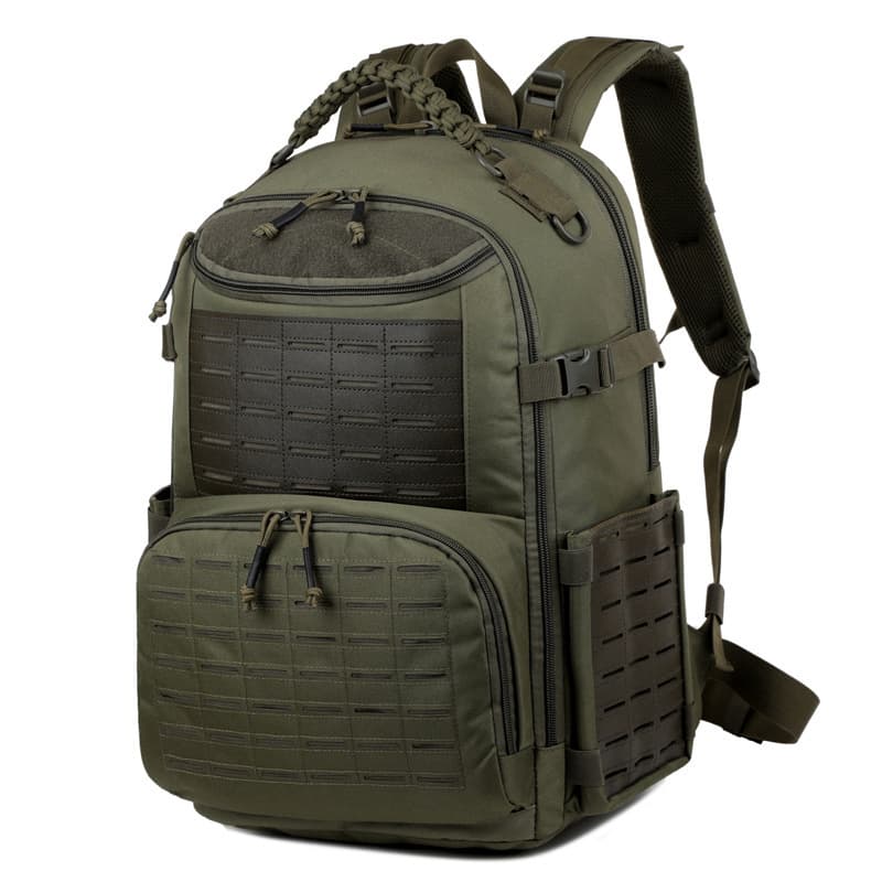 Cross-border Military Enthusiast Tactical Camouflage Backpack, Large Capacity Outdoor Hiking Backpack
