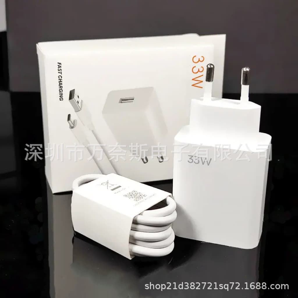 Fully Compatible Fast Charging 33W Charger Head EU Standard for Xiaomi 10/10 Pro Redmi K30 Phone Charger