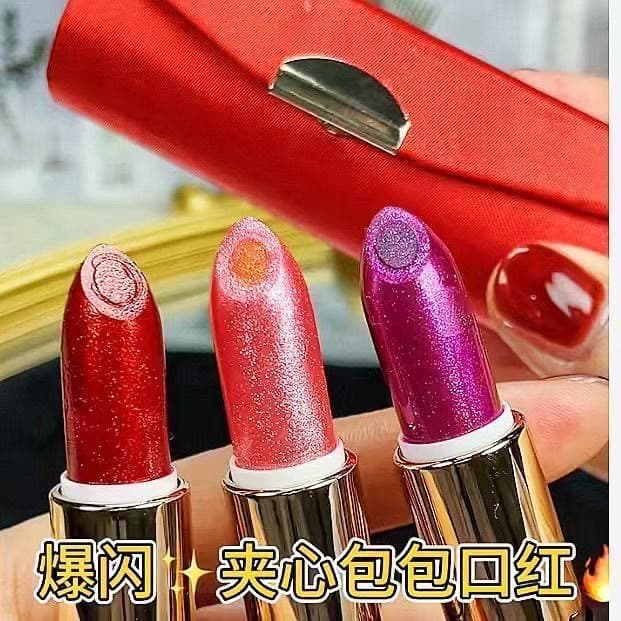 Flash Sale Bag Sandwich Lipstick Gift Box Jelly Long-Lasting Non-Stick Cup Color-Changing Lip Balm Moisturizing Viral Hot-Selling Authentic