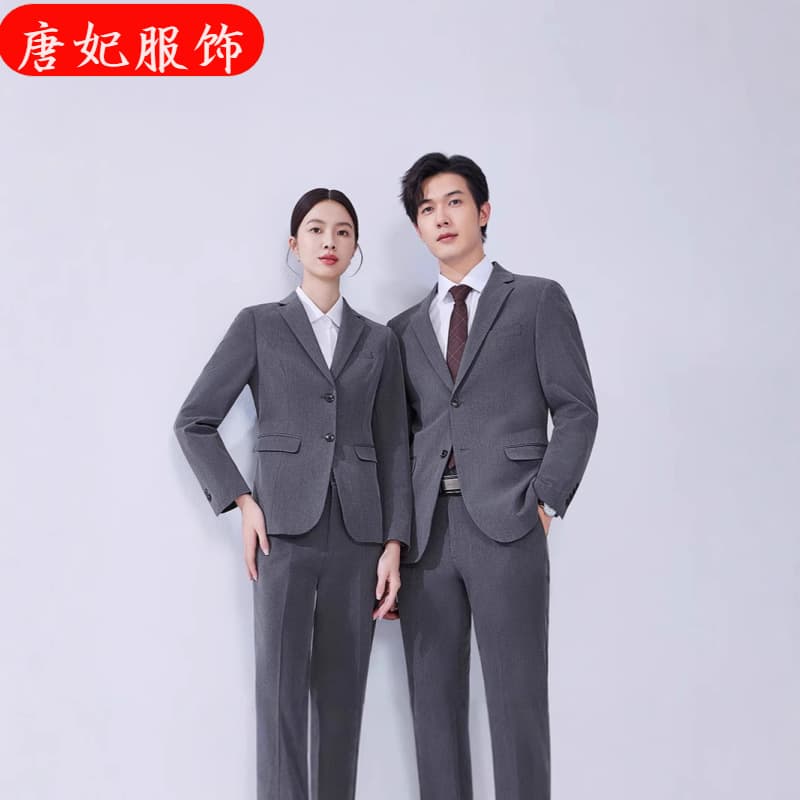 Spring Autumn Winter New Business Suit Set Stretch Royal Blue Suit Men Women Business Factory Wholesale Formal Wear