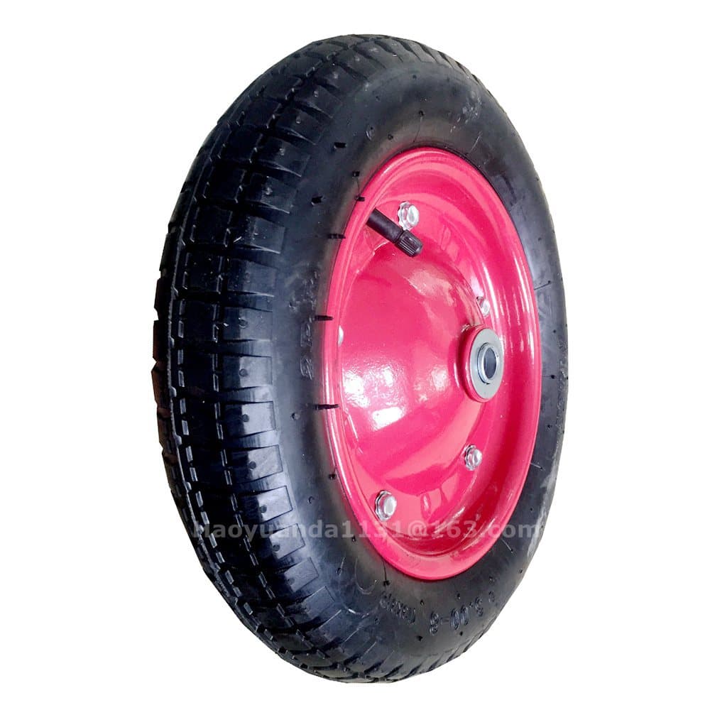 13-inch rubber pneumatic wheels 3.25/3.00-8 for trolleys, trailer wheel accessories