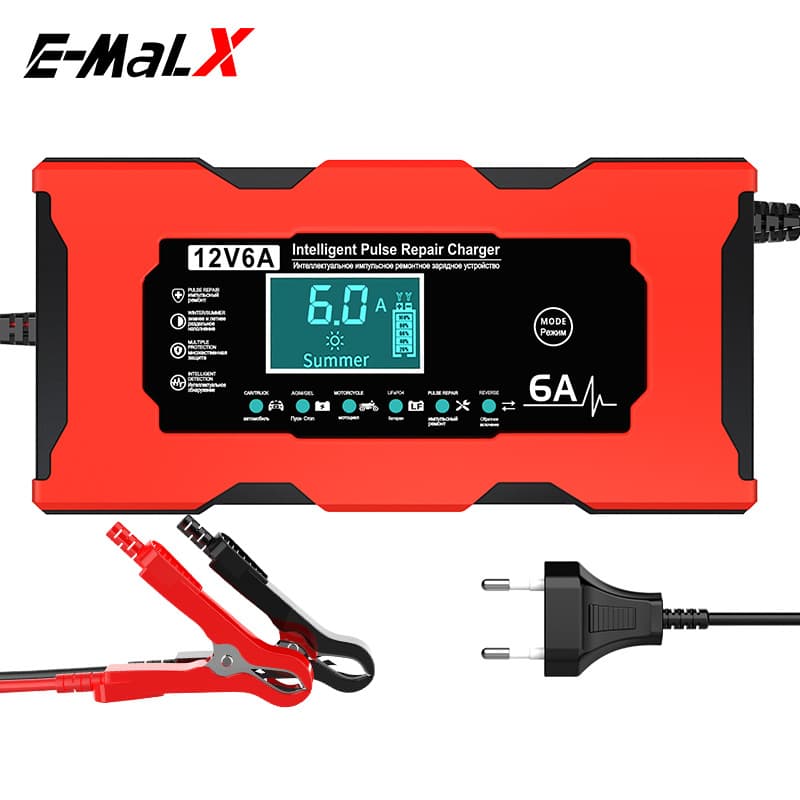 12V6A LiFePO4 14.6V Battery Charger Car Battery Charger Motorcycle Battery Charger