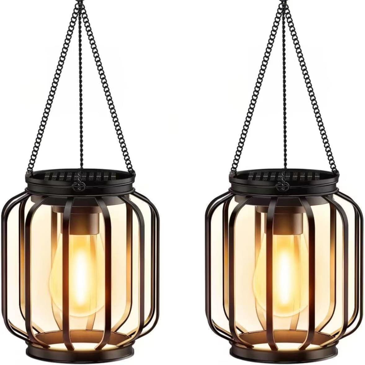 Solar Outdoor Light, Home Courtyard Lamp, Wrought Iron Cutout Projection Lantern, Lawn Decorative Light, Waterproof, Super Bright
