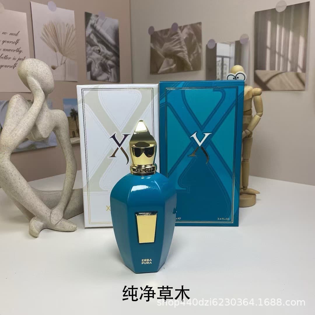 Cross-border big-name perfume xerjoff golden grass exotic rose pure grass accent yellow black