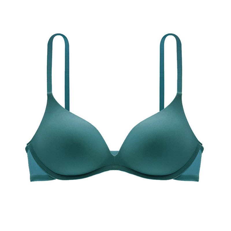 Japanese-style Smooth Seamless Wire-free Bra, Minimizing for Larger Busts, One-piece Comfortable Lightweight Push-up Bra for Women