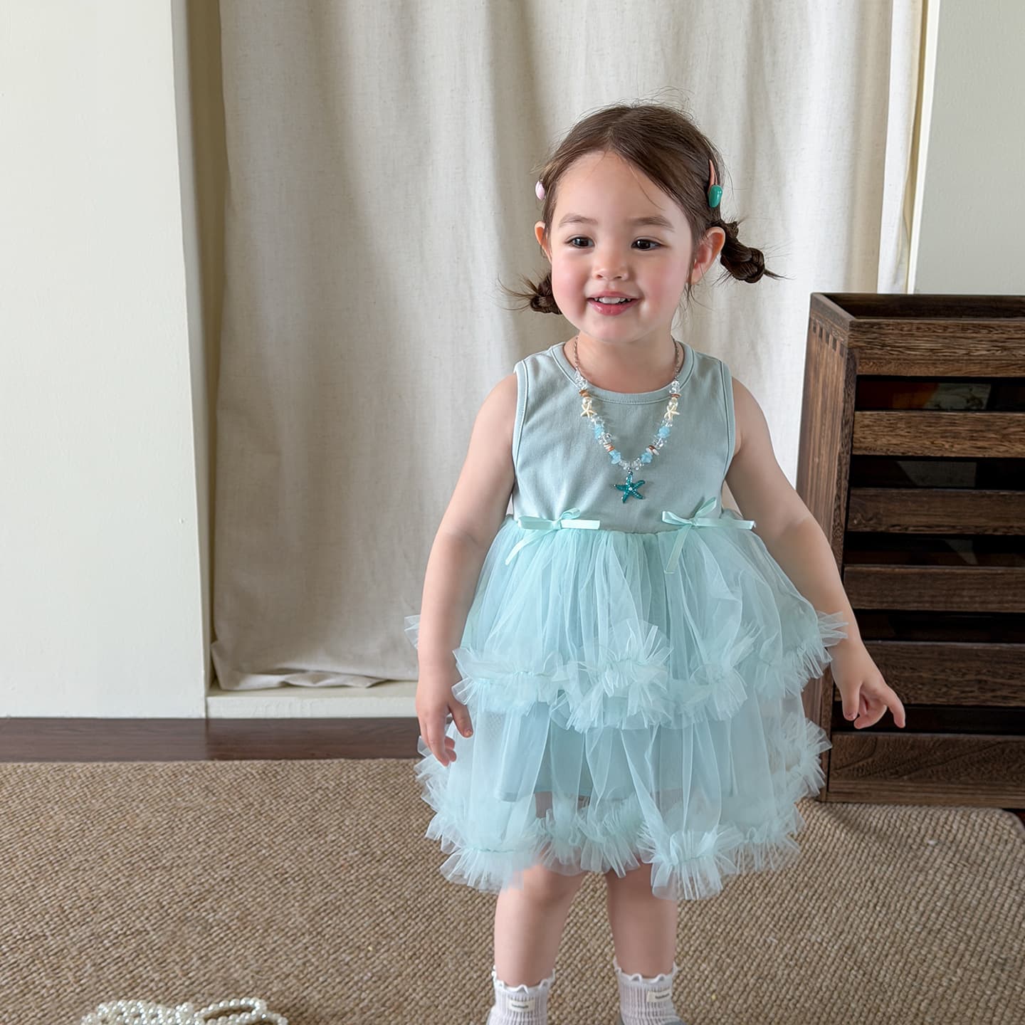 Zheli Children's Dress for Girls Summer Thin Princess Dress Cake Dress Baby Dress Birthday Girl Dress