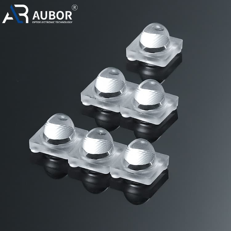 Beauty device silicone UV lens, high transparency at 365nm wavelength, precise light control, optical component for photon rejuvenation equipment