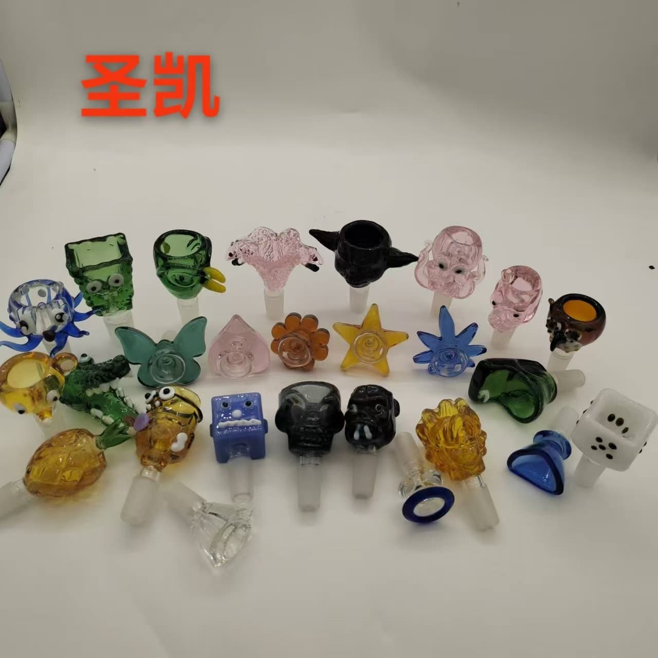 Pipe Colored Glass Accessories Hookah Octopus Water Pipe Filter Glass Pipe