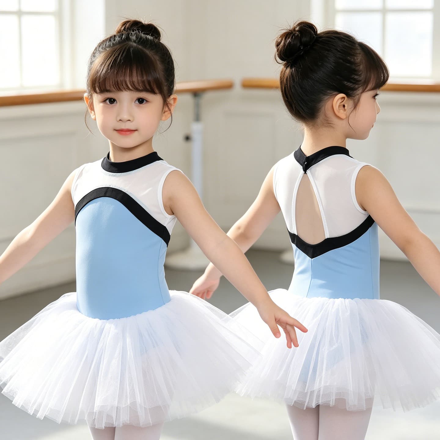 Children's dance clothes, girls' practice clothes, summer girls' ballet Chinese dance body examination children's dance clothes