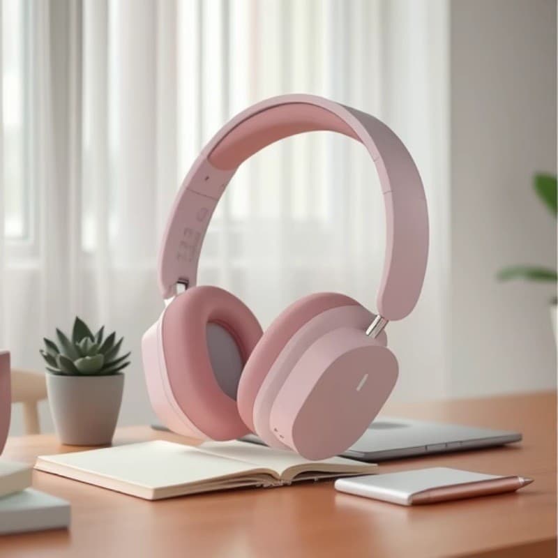 New head-mounted noise-cancelling Bluetooth headset, wireless gaming headset, ultra-long battery life, cross-border headset manufacturer wholesale