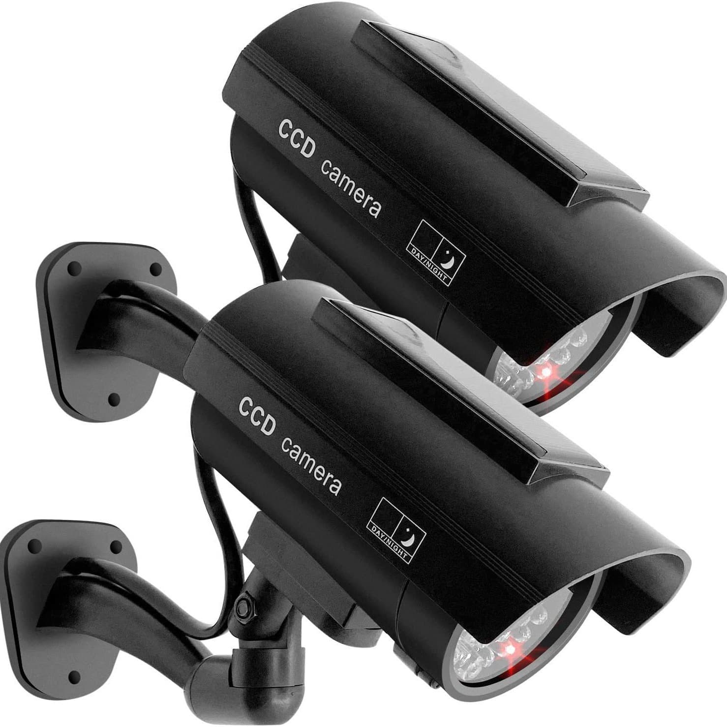 New Solar Powered Simulated Surveillance Camera Fake Security Camera Model Simulated Cctv For Home Business Protection