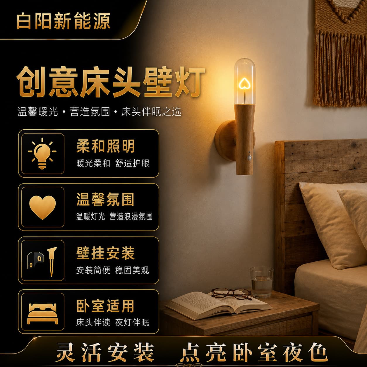 Cross-border Smart Motion Sensor Night Light LED Creative Desk Lamp Corridor Night Light Rechargeable Wall Light Outdoor Emergency Light