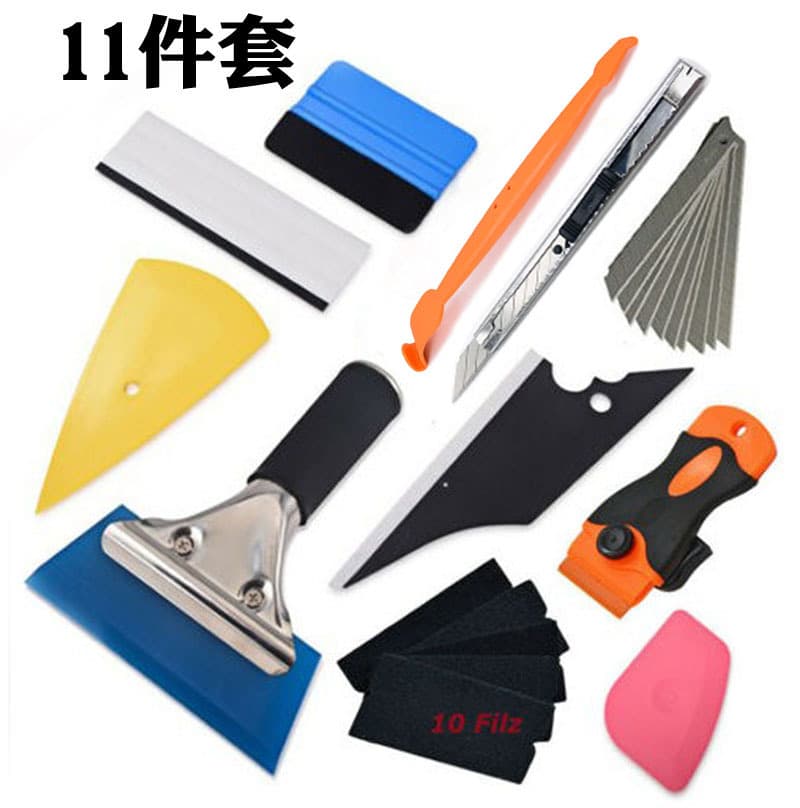 Cross-border Rubber Long Strip Squeegee Car Protective Film Application Cleaning Soft Edge Tool Paint Protection Film Water Wiper Edge Tucking Tool