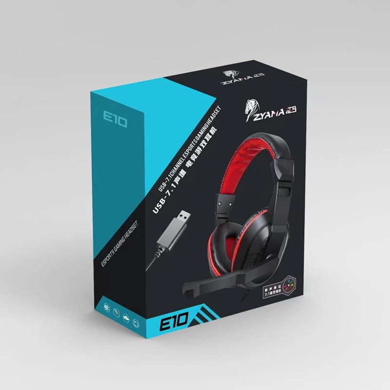 Genuine New Starting Point E03 Computer Headset USB Over-Ear Glowing Desktop Laptop Gaming Home 7.1