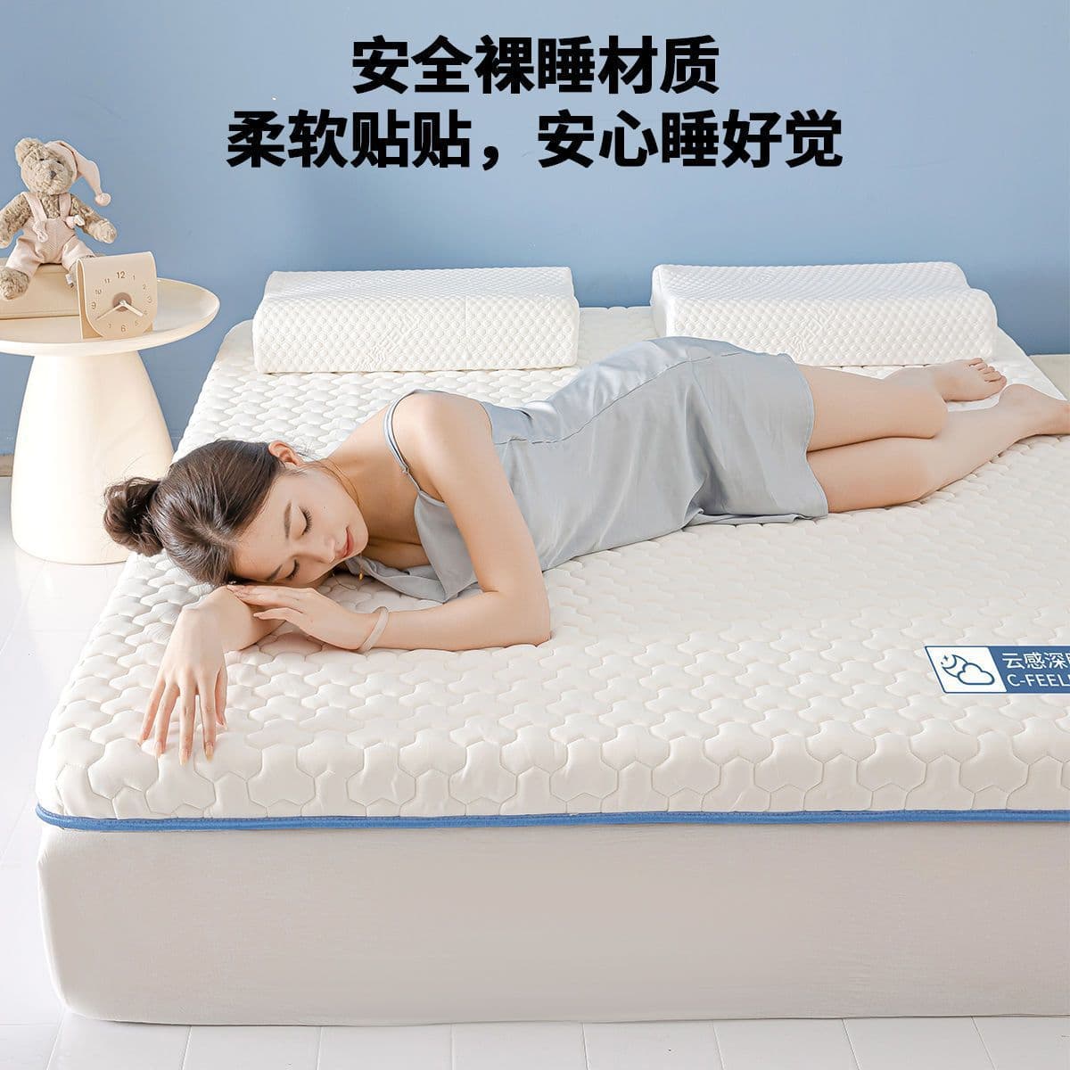 Memory foam mattress pad for home bedroom, 180x200, specialized for student dormitory single bed rental sponge cushion