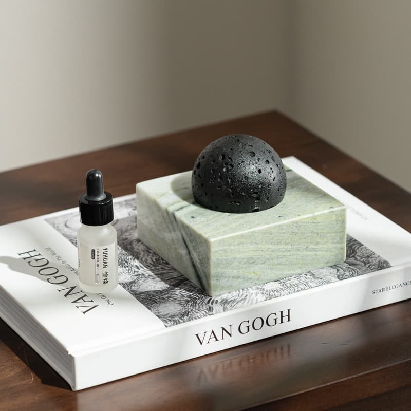 Yibeizi Marble Aroma Diffuser High-End Niche Vintage Style Home Decoration Living Room Cabinet Counter Decoration