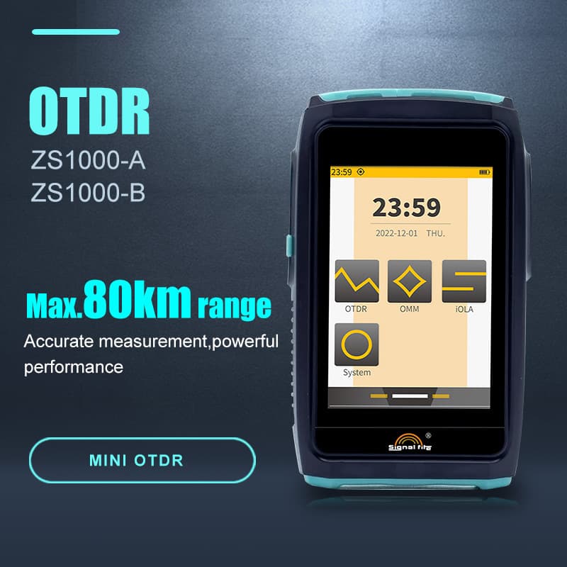 Signal Fire ZS1000-A/B OTDR Mini Optical Time-Domain Reflectometer Fiber Optic Testing Export Model
