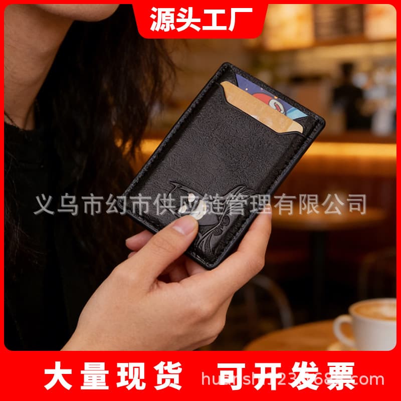 Batman Men's Wallet Business Classic Short Multi-Card Holder Wallet Hot Selling Export Model Lightweight Card Case