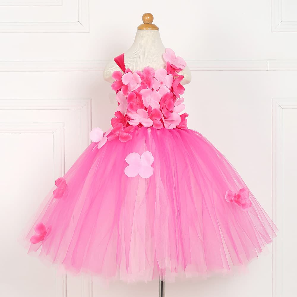 New Christmas Dress, Party Petal Dress, Festival Banquet Dress, New Year Puffy Skirt Dress