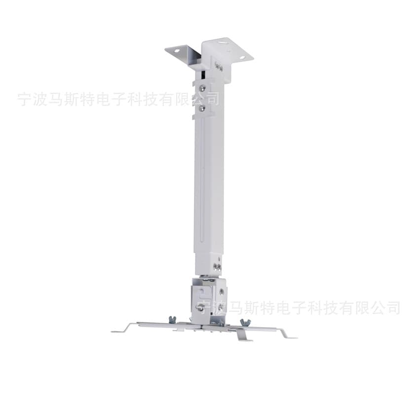 Bold Tube Projector Bracket Metal Reinforced Adjustable Projector Ceiling Mount Rotating Telescopic Hanger Extendable