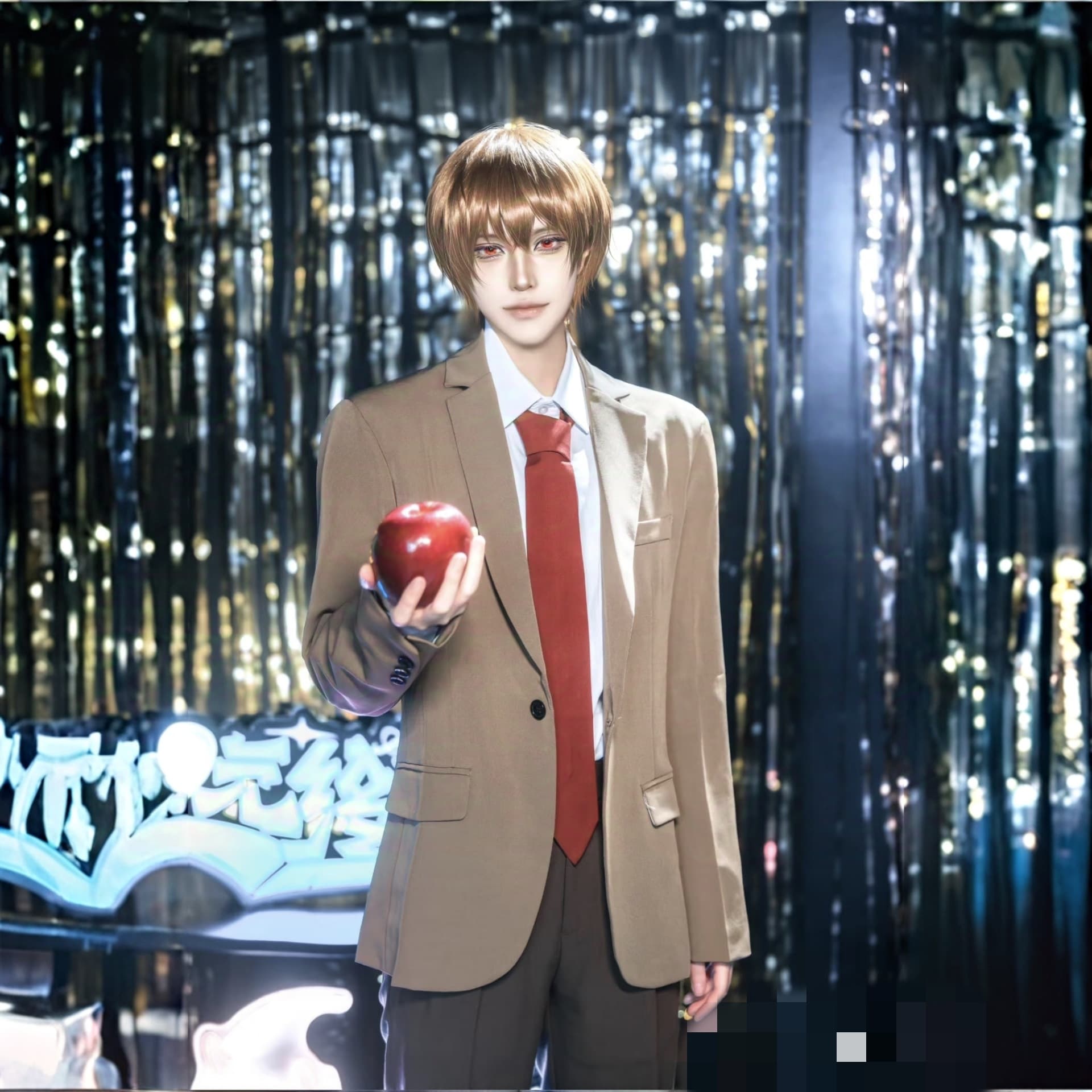Light Yagami Cosplay Costume Death Note Cos Men's Halloween Light Yagami Cos Outfit Anime