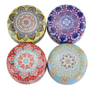 Factory Direct Stock 2.2oz Tea Pear Candy Iron Tin Gift Box Packaging Candle Jar Storage