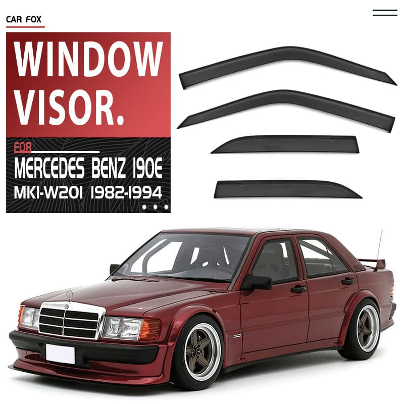 Mercedes Benz 190E Window Visor Rain Guard