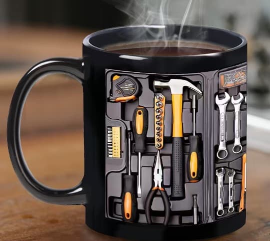 TK Personalized Innovation The Mechanic's Toolbox Mug Ultimate Mechanic's Toolbox Mug