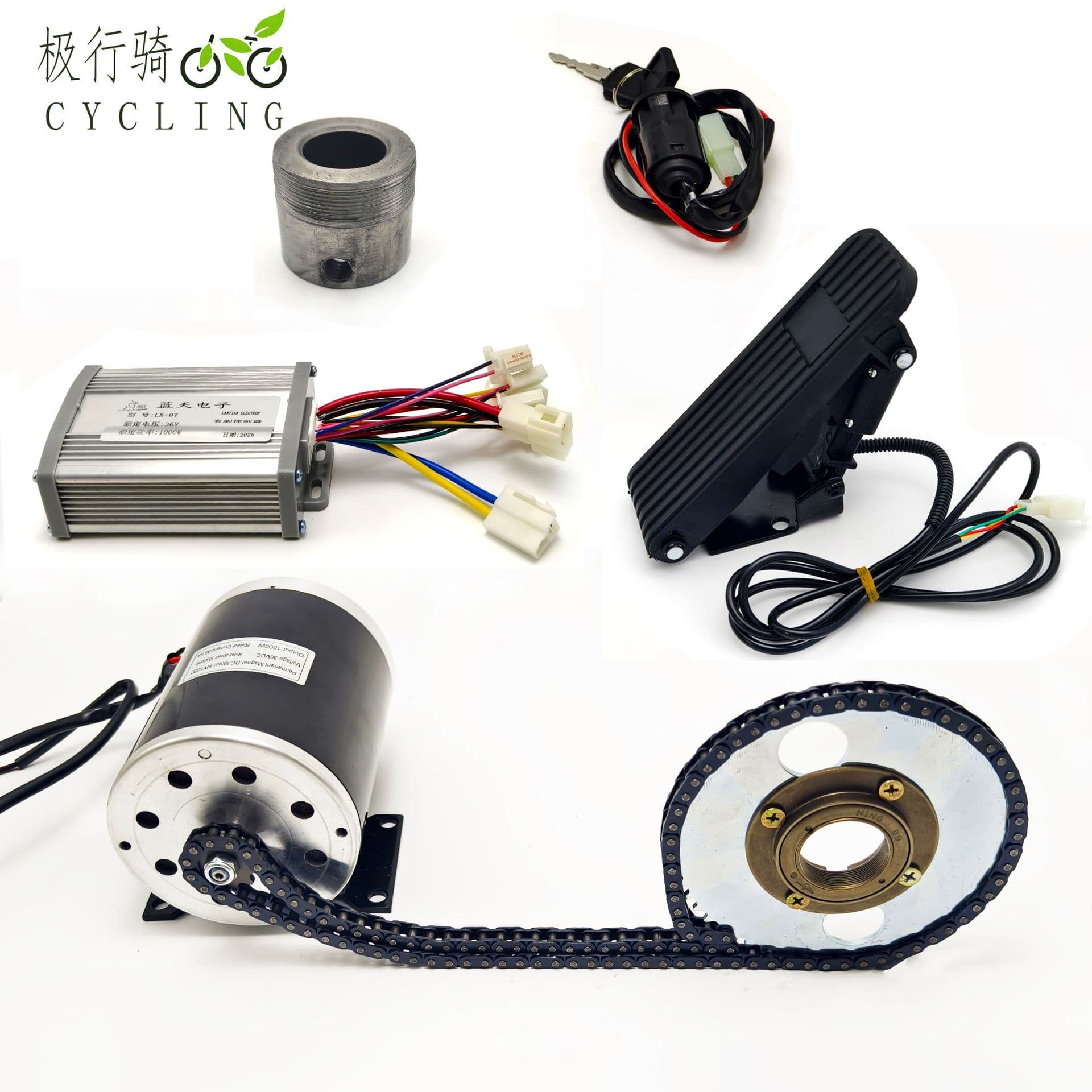 24V/36V/48V/500W/800W/1000W/MY1020 DC High Speed Motor Controller Throttle Kit