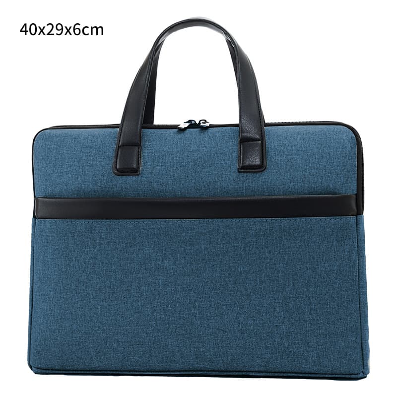 Upgraded Men's Oxford Cloth Business Storage Handbag Shoulder Bag Crossbody Bag Large Capacity Briefcase Printed Logo