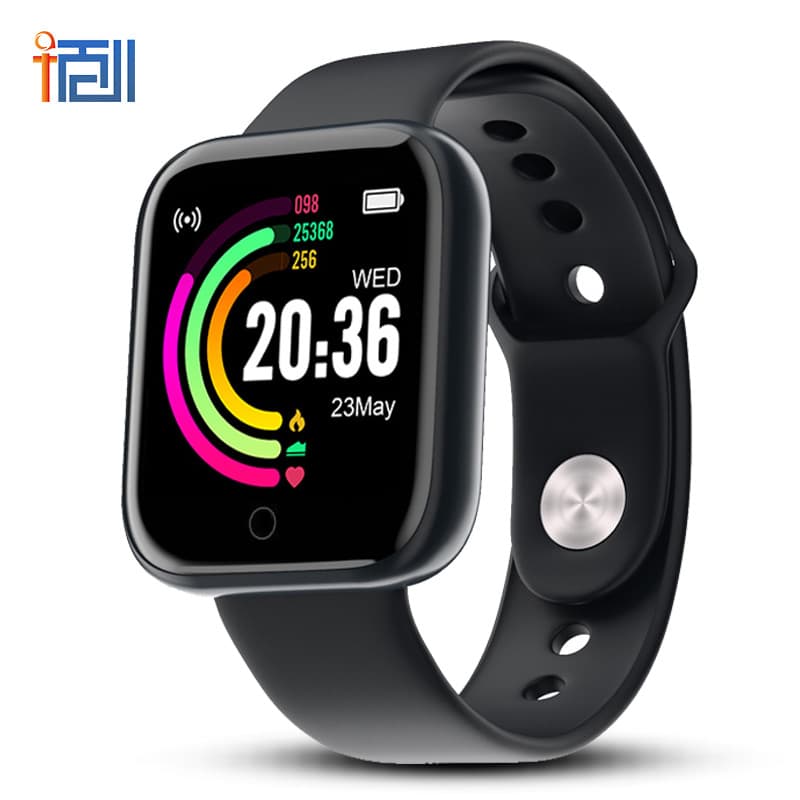 Y68 Smart Band Color Screen Heart Rate Blood Pressure Bluetooth Pedometer Sports Wristband Cross-border New D20 Smart Band