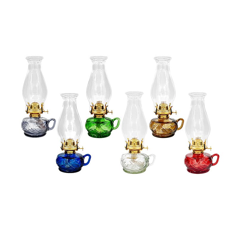 Large handle glass kerosene lamp candle holder butter lamp atmosphere light for indoor/outdoor lighting, exported to EU/US