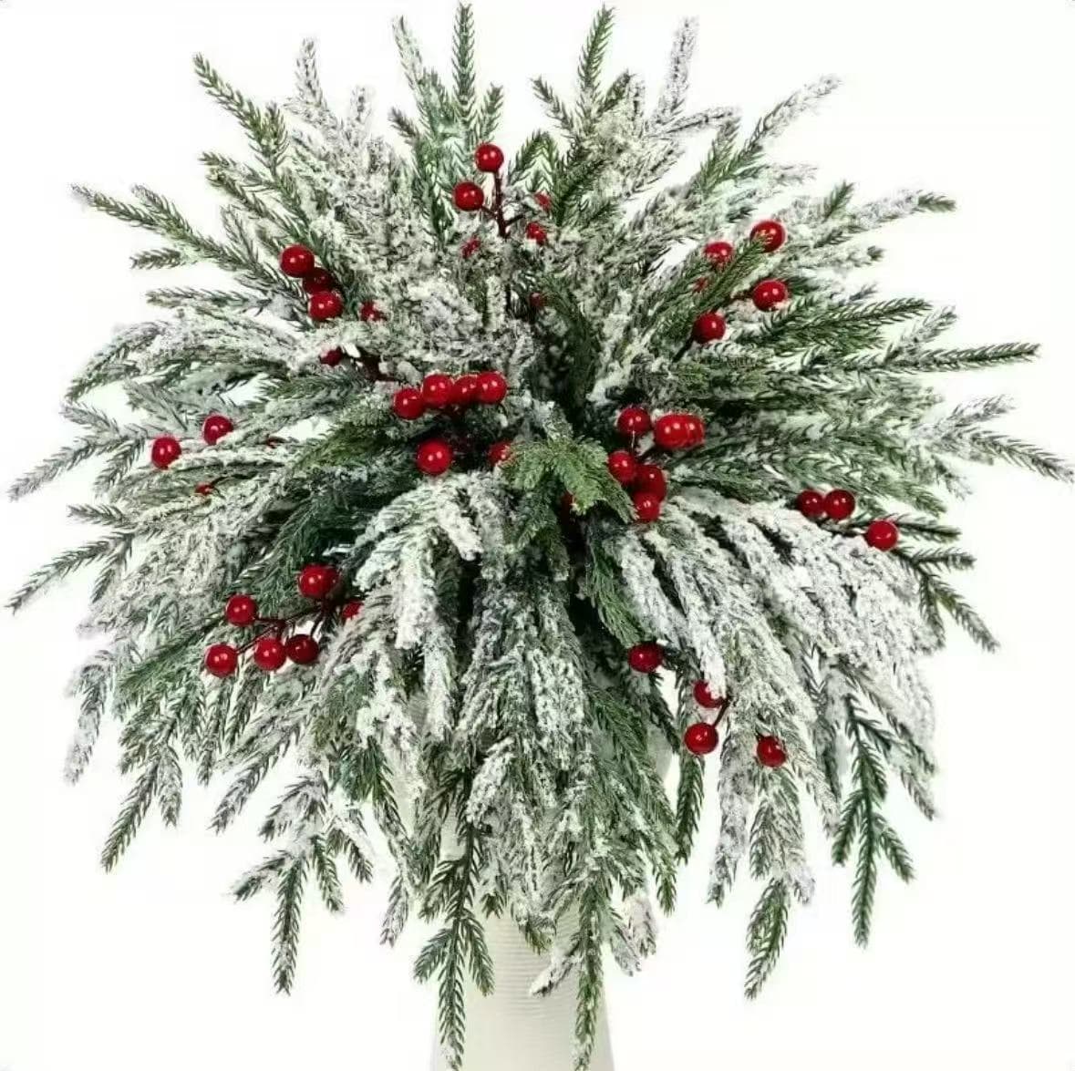 Cross-border manufacturers wholesale artificial pine and cypress grass, artificial cedar needle bundles, plastic aquatic plants, home green wall decorations