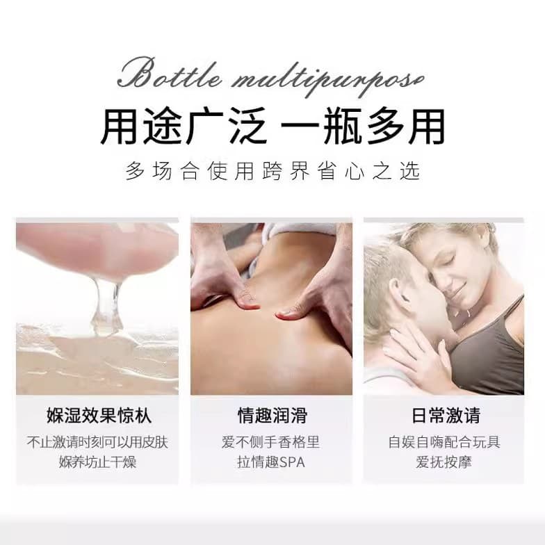 Genuine Rose Massage Oil for Couples, Body and Intimate Area, No-Rinse, Lickable, Private Care Massage Oil from Factory