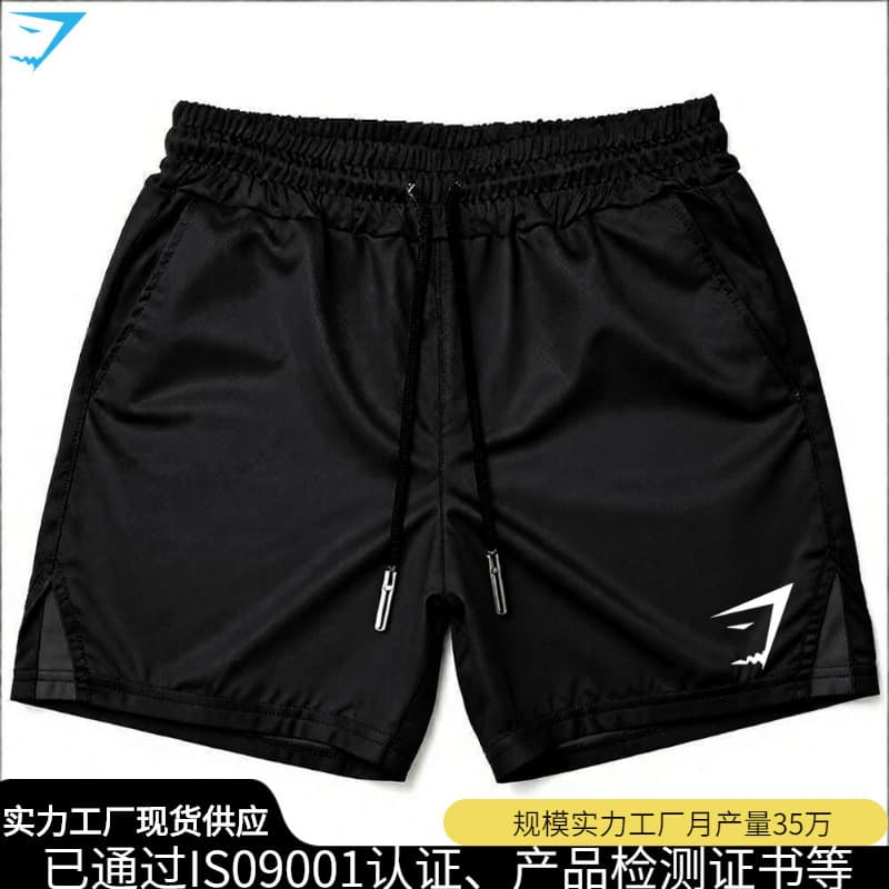 GYMSHARK New Cross-Border Hot Selling Source Factory Men's 2-in-1 Double-Layer Shorts Fitness Training Shorts