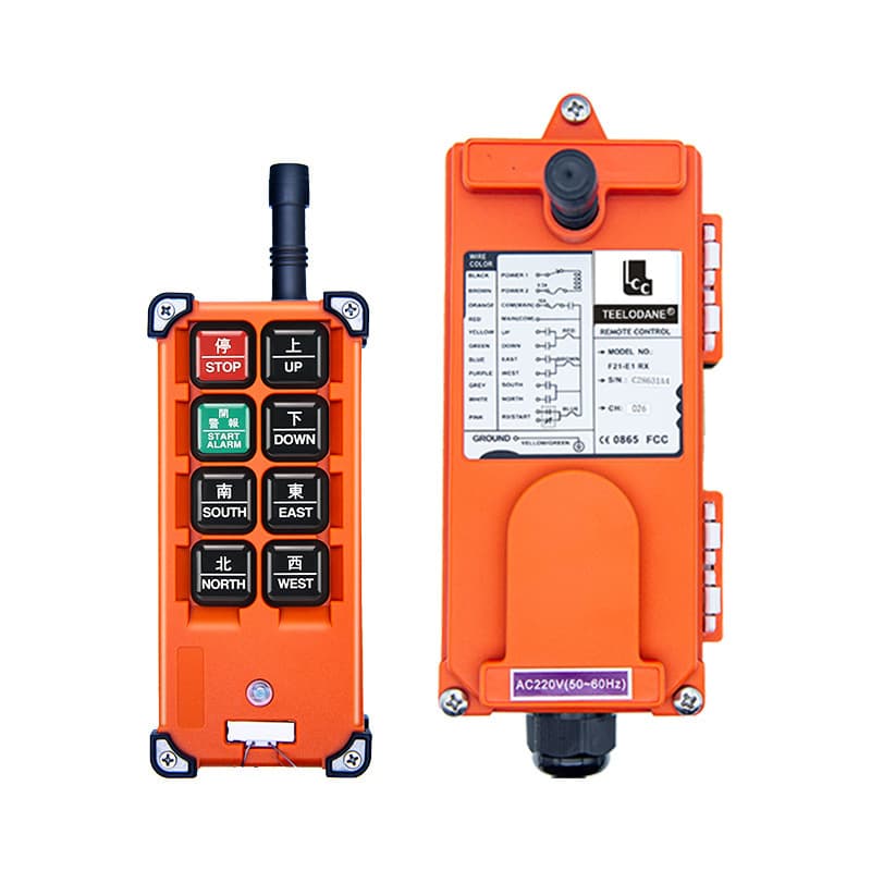 Industrial Wireless Remote Control for Crane and Hoist, F21 Series Remote Control