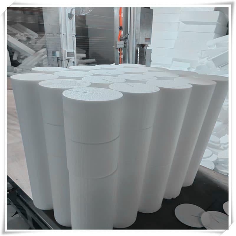 Foam cylinder EPS foam polystyrene high-density manufacturer construction site round foam filler