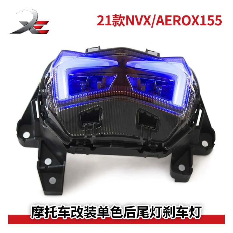 Factory Direct Motorcycle Tail Light for 21 NVX/AEROX155 Modified LED Single-Color Running Rear Tail Light