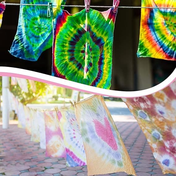 High-density white square handkerchief, small cotton tie-dye handkerchief, children's student kindergarten leaf dyeing cotton fabric
