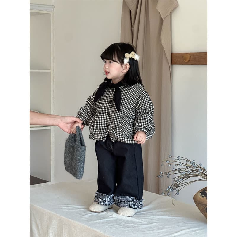 Children's Cotton Jacket Infant Plaid Patchwork Cotton-Padded Soft Skin-Friendly Coat Boys/Girls Fashion Outerwear
