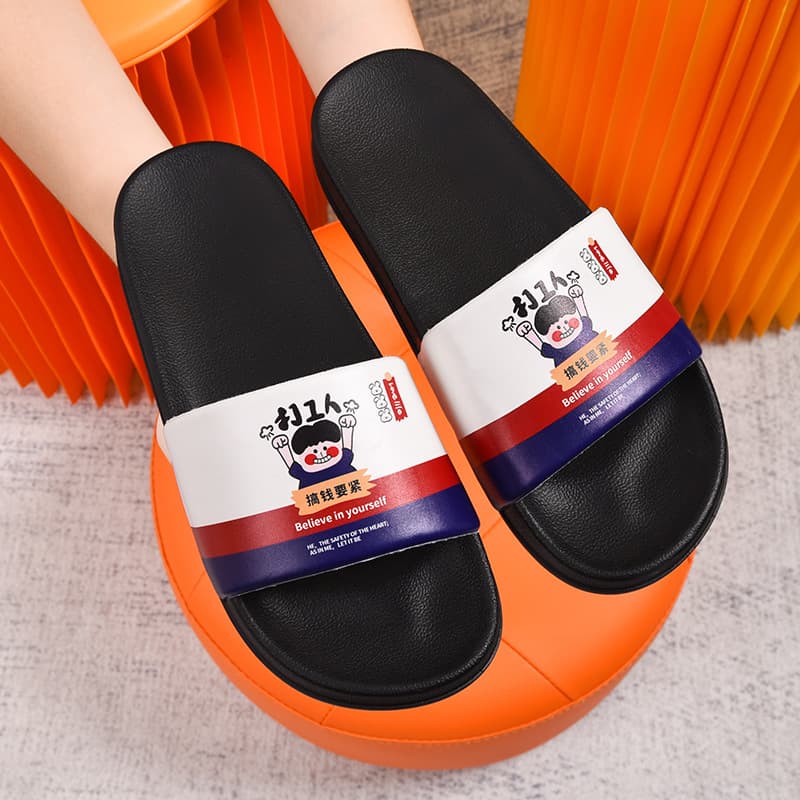Summer Men's Anti-Slip Non-Odor Bathroom Flip Flops, Fashionable Indoor/Outdoor Unisex Casual Sandals, Wholesale